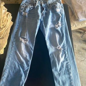 Hollister slim straight fit jeans. 28 width. 30 length